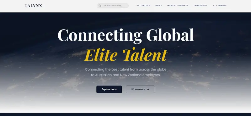 Screenshot of Talynx