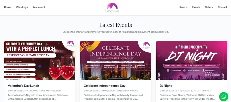 Screenshot of Hotel CRM