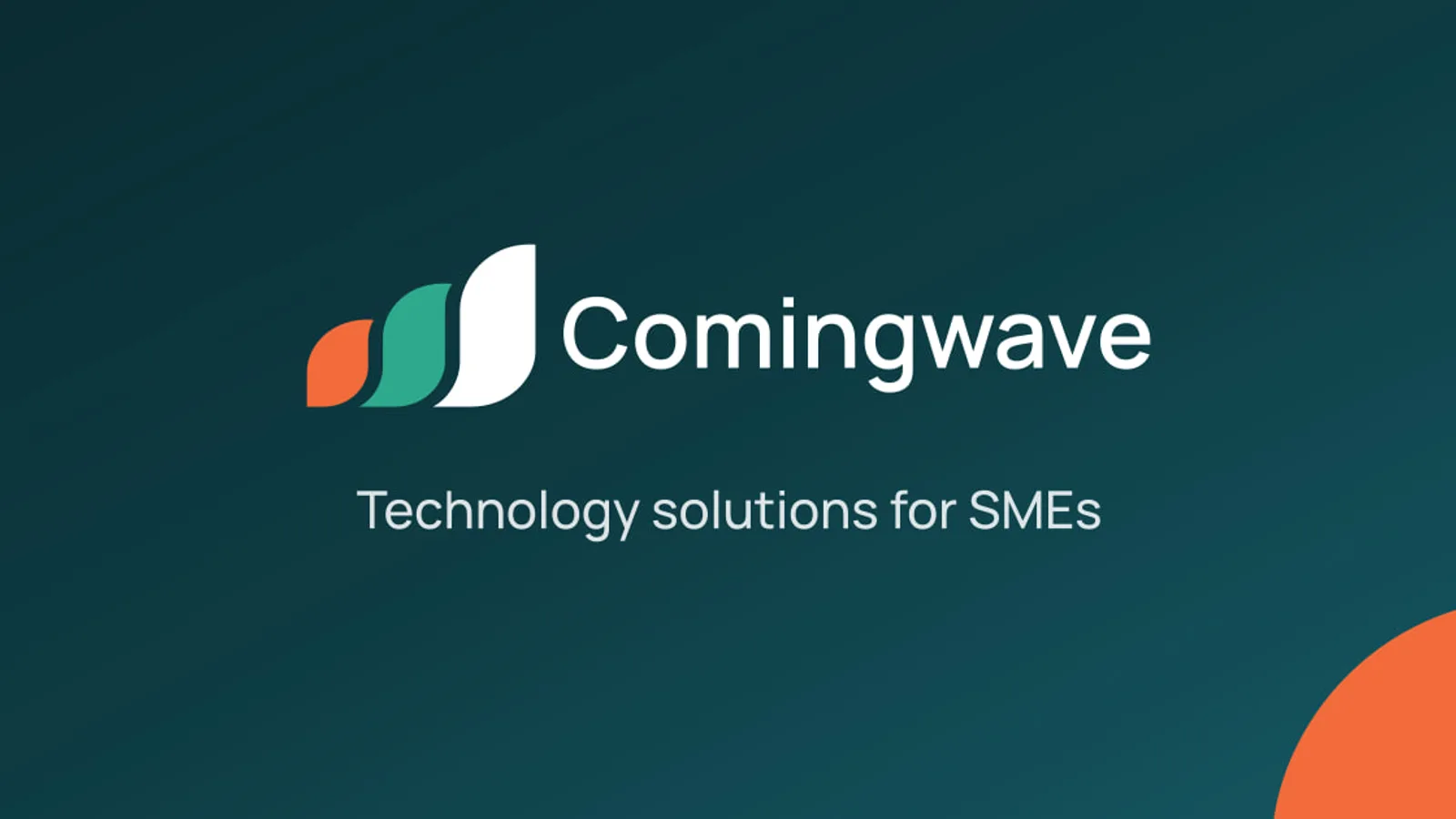 Comingwave logo and tagline